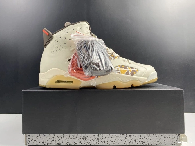 6 Brown Sail Jordan Retro AIR Quai54 (2020) CZ4152-100 0812